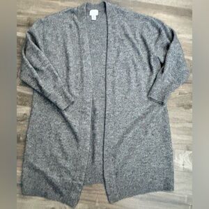 Oversized Long Tunic Length Open Cardigan Duster Size M L XL H&M